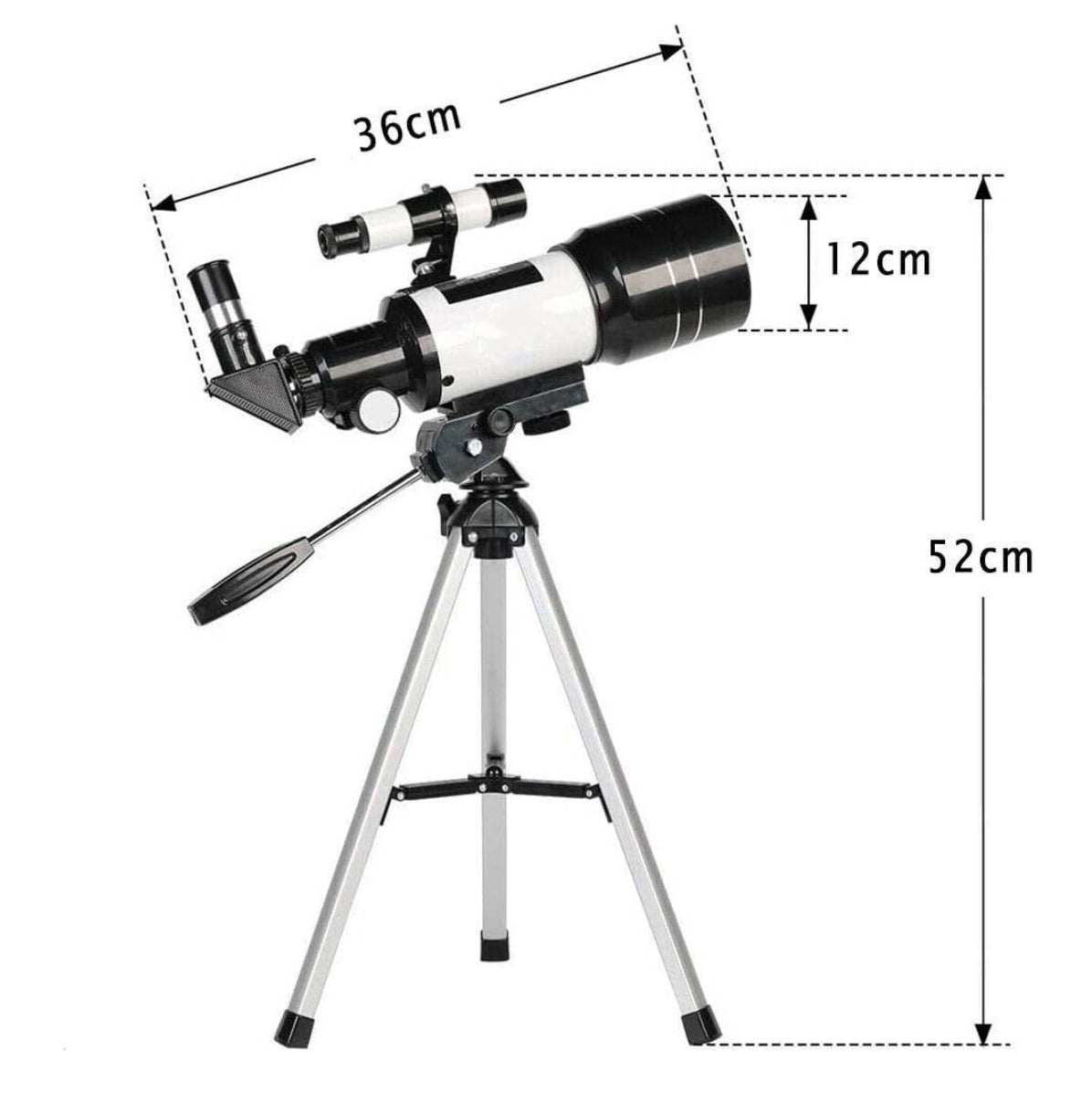 TELESCOPIO ASTRONOMICO  PORTATIL F30070M