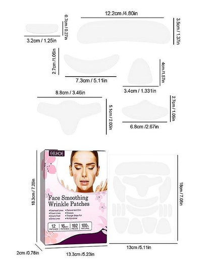 PARCHE FACIAL ANTIARRUGAS   EELHOE 12 PATCHES SP